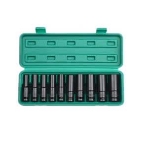 Juego Dados Largos De Impacto 10-24 Mm 10 Piezas