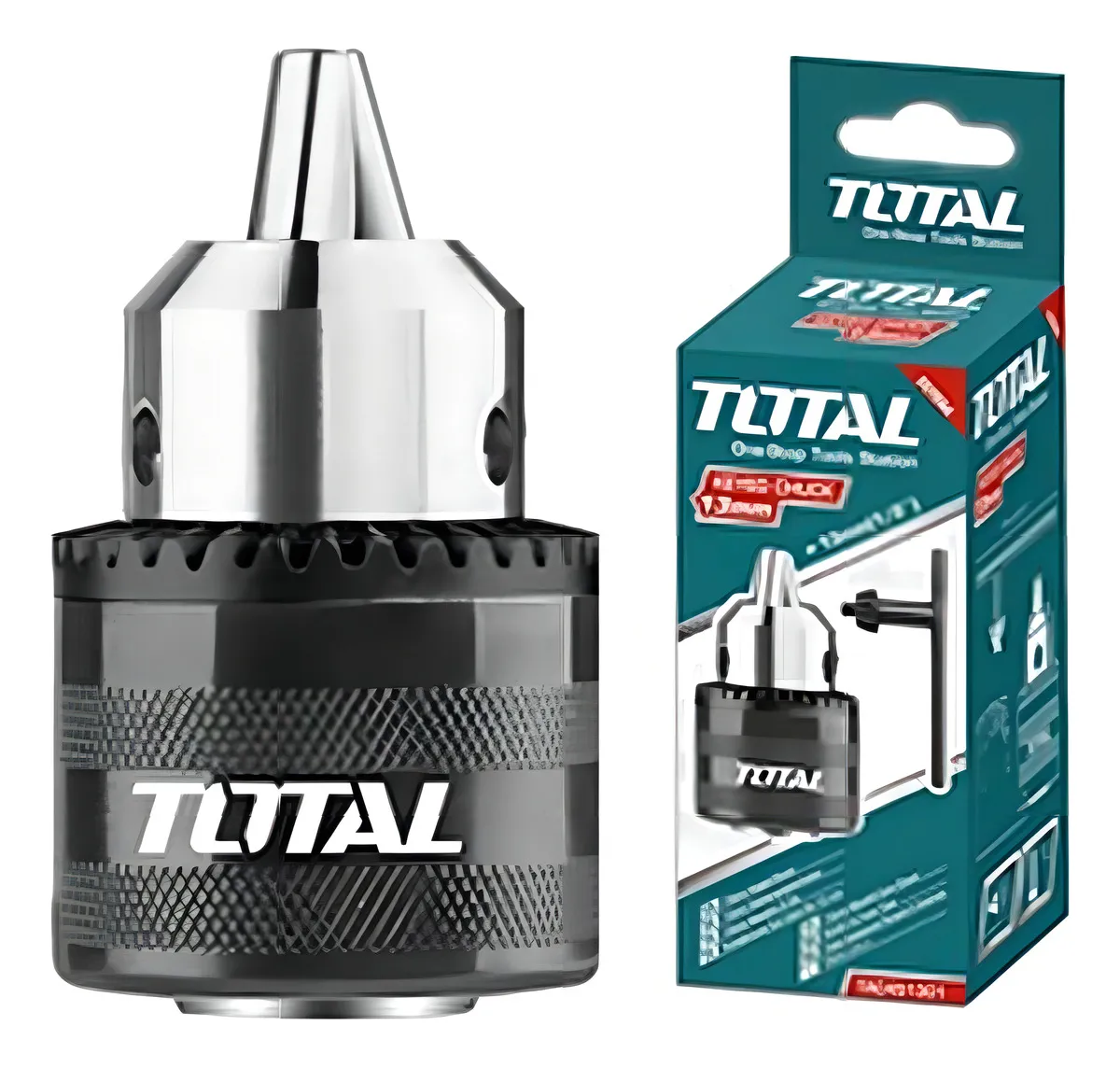 Mandril para Taladro 13mm con Adaptador Total